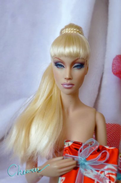 Ponytail wig with bang